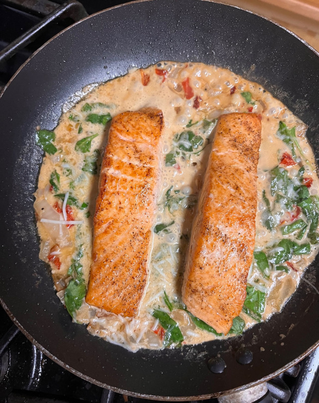 Tuscan salmon