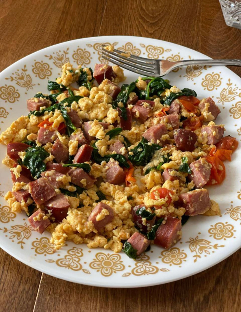 Breakfast Scramble with Italian Sausage