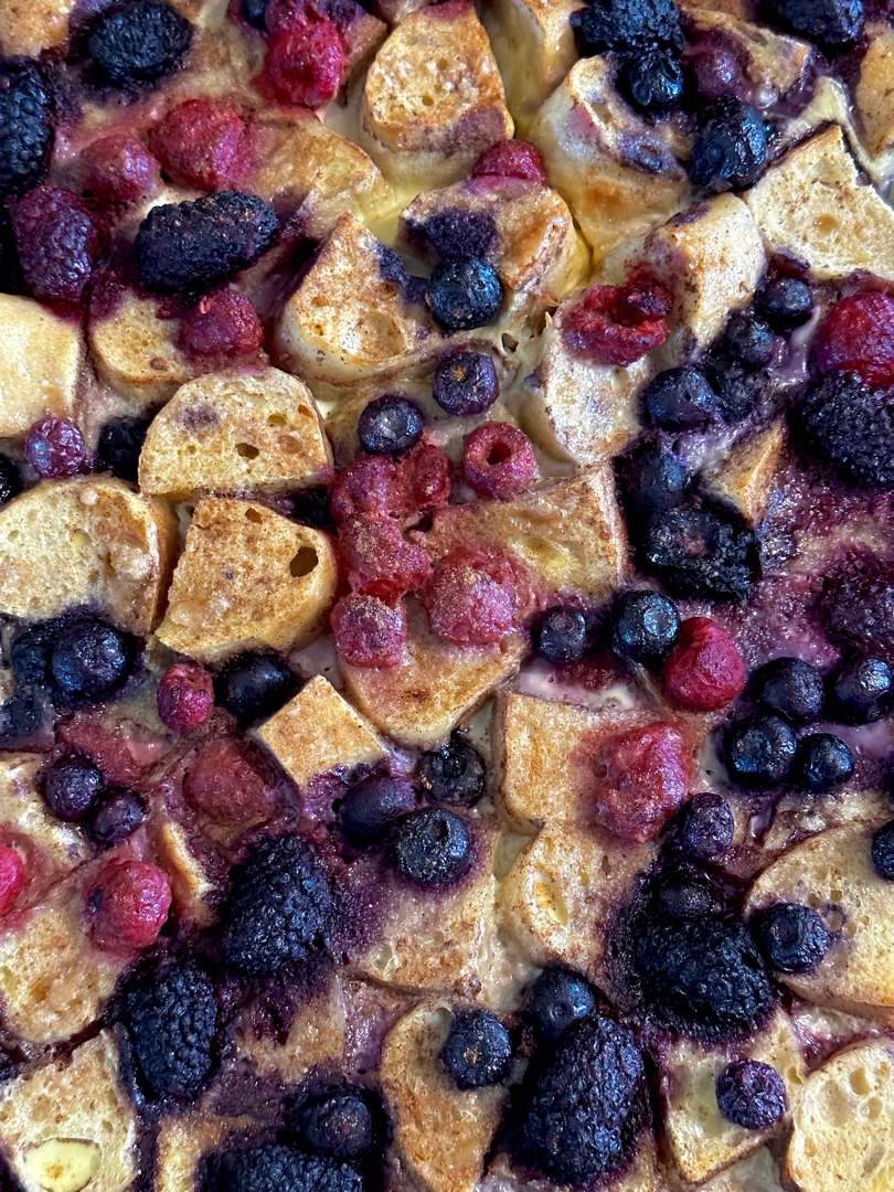 Mixed Berry French Toast Bake