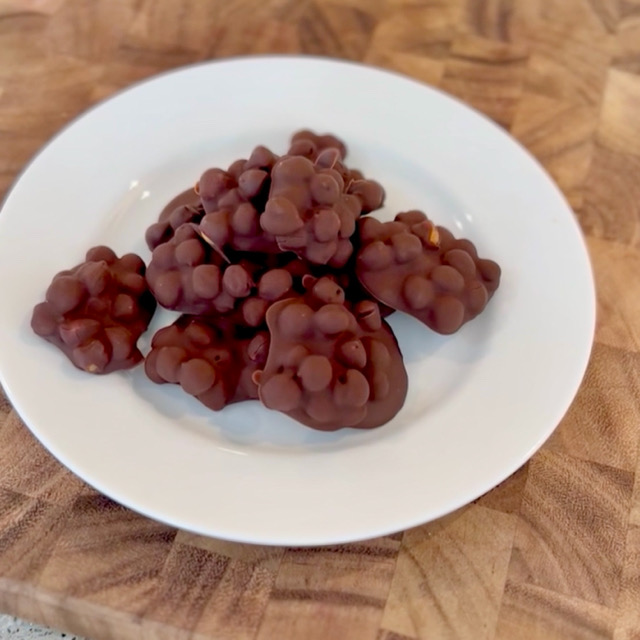 Dark Chocolate Roasted Chickpeas