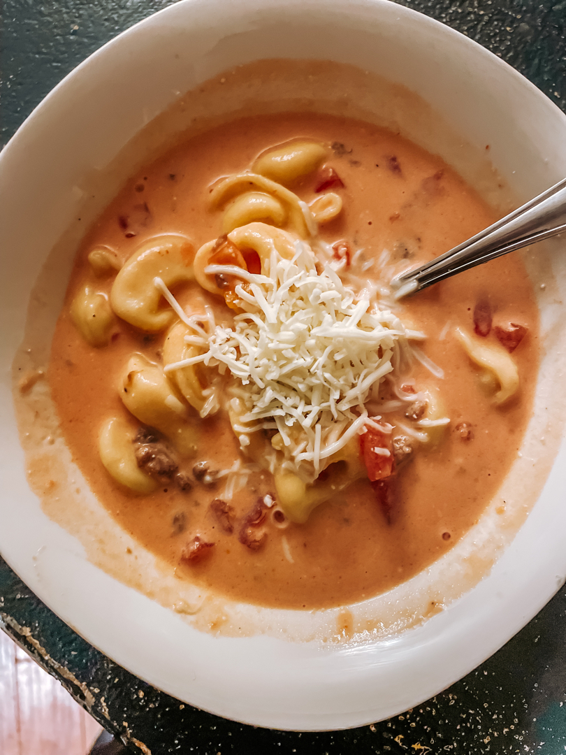 Tomato Tortellini Soup