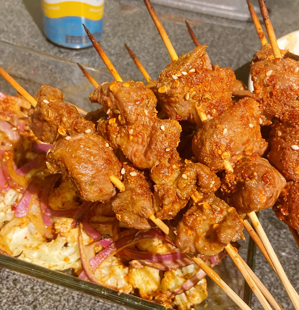 Chinese Style Lamb Skewers 羊肉串儿