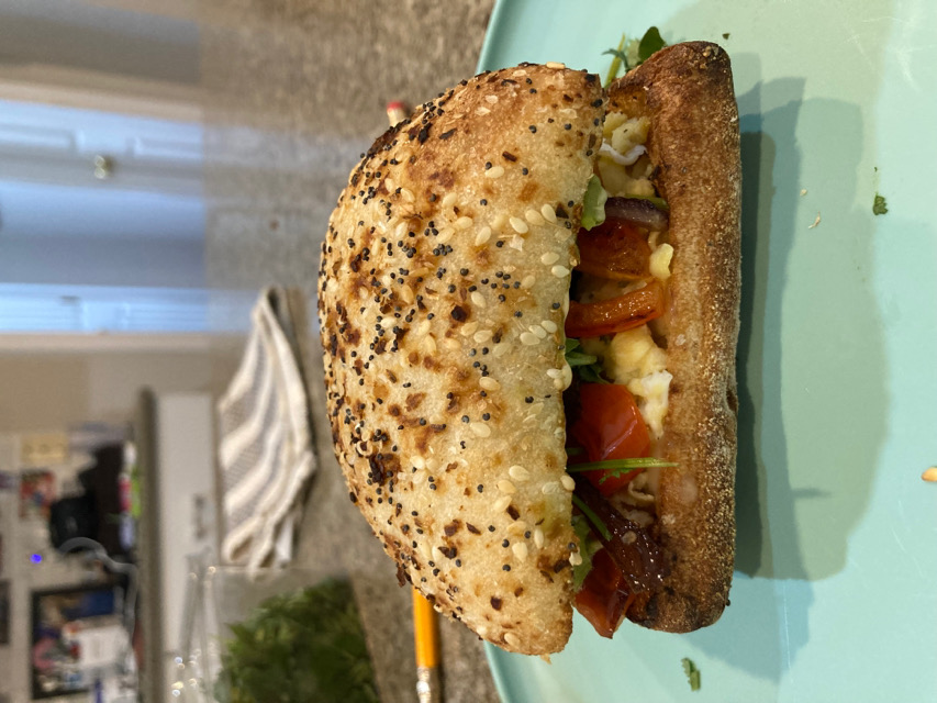Mexican Breakfast Sandwhich