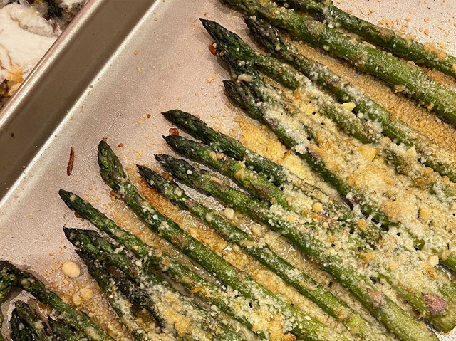Roasted Parmesan Asparagus