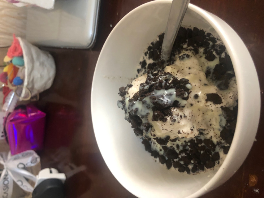 healthy cookies and cream ice cream