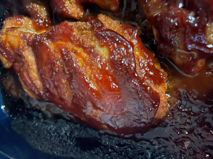 BBQ chicken thighs