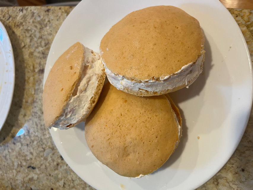 creamsicle whoopie pies