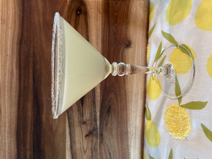 Honey Lemon Drop Martini