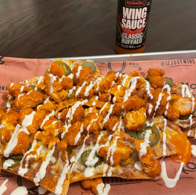 Buffalo Chicken Nachos 🔥🔥🔥