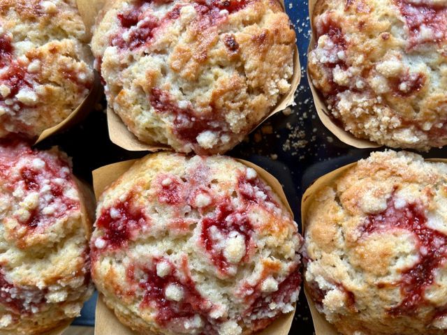 Strawberry Cheesecake Muffins