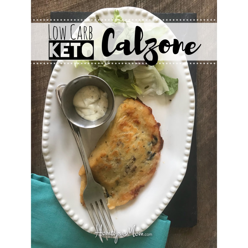 Low Carb Calzone Keto