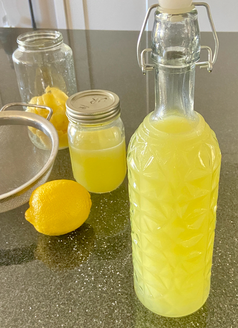 Homemade Limoncello