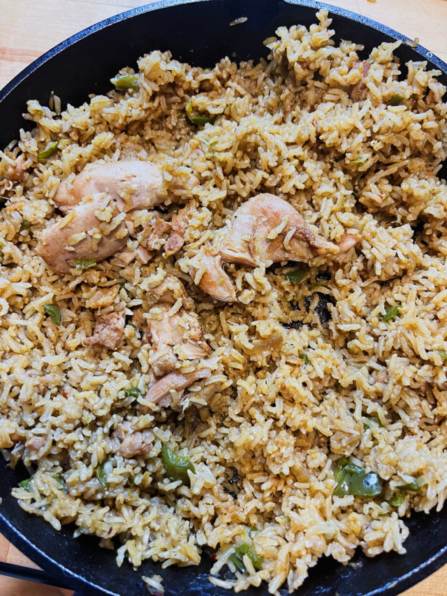 One pot rice and chicken