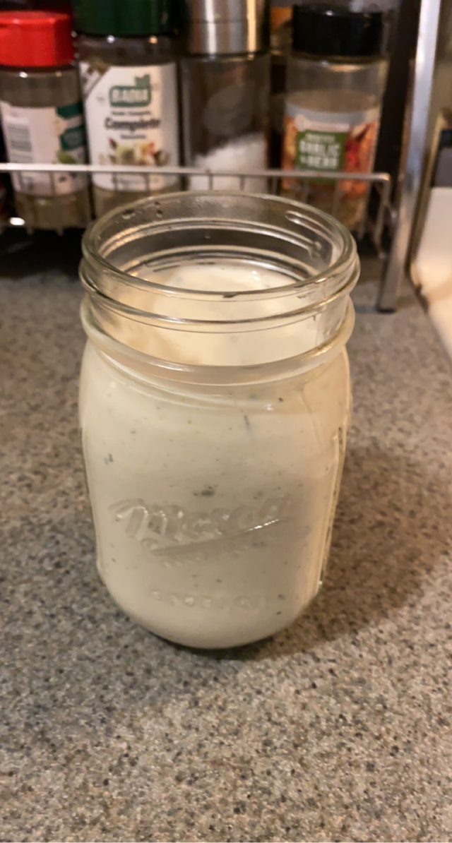 Homemade ranch