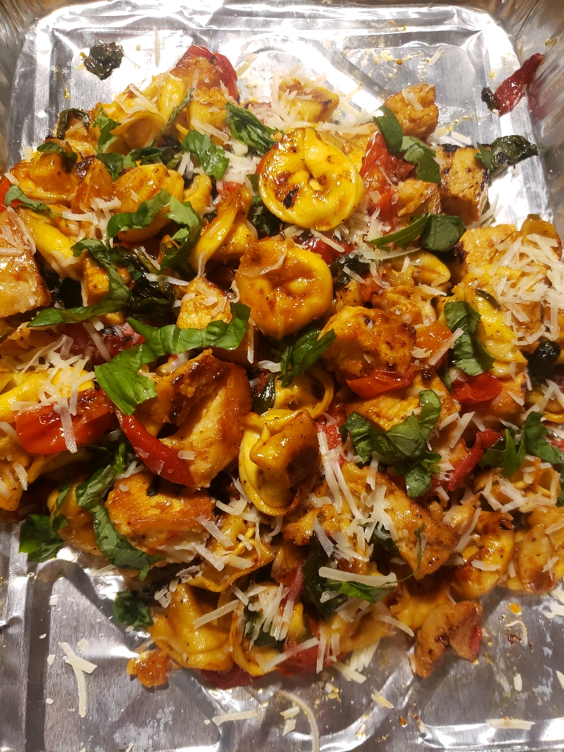 Grilled Tortellini Pasta on the Blackstone