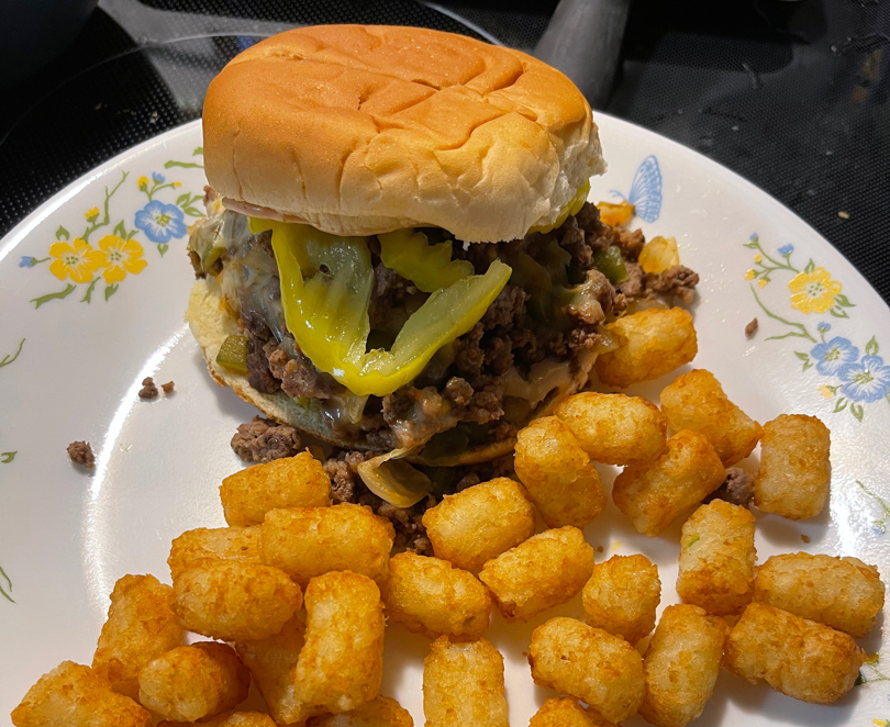 BBQ Cheesesteak Sloppy Joes