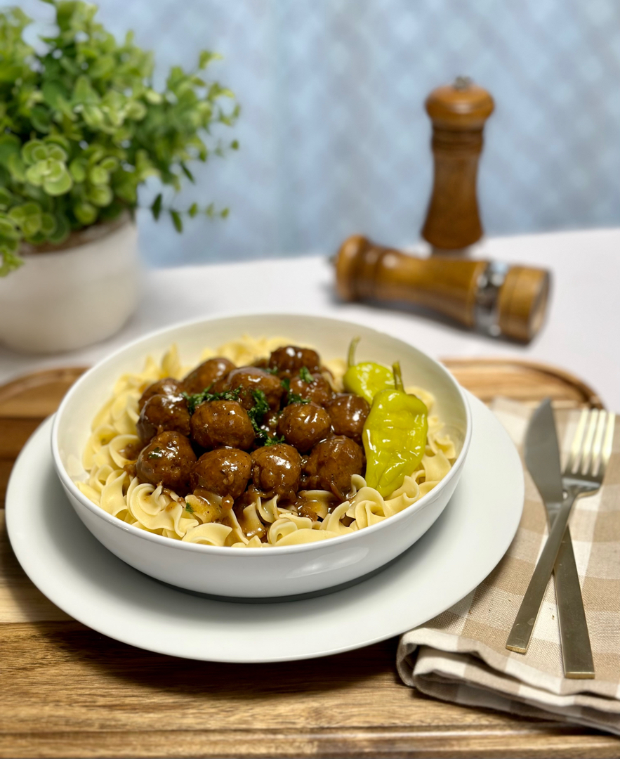Slow Cooker Mississippi Meatballs