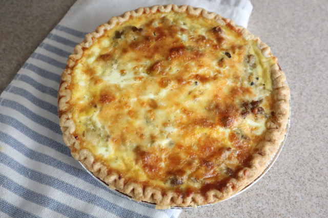 Green Chile Quiche