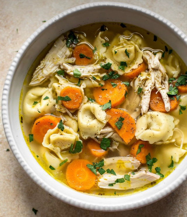 Chicken Tortellini Soup