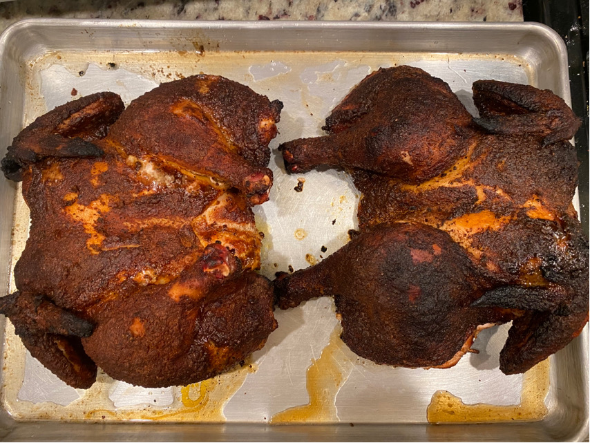 Crispy and Juicy Smoked Chicken