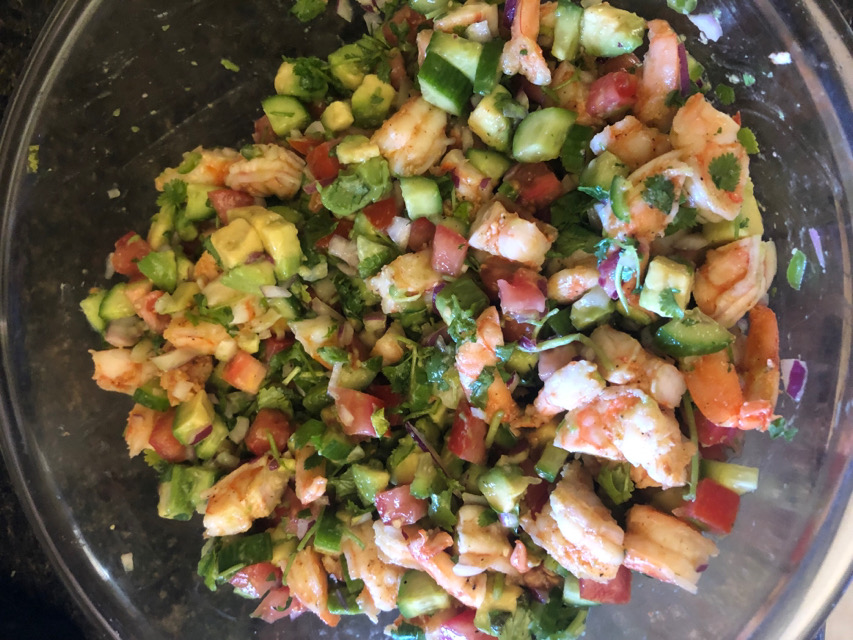 Shrimp salad