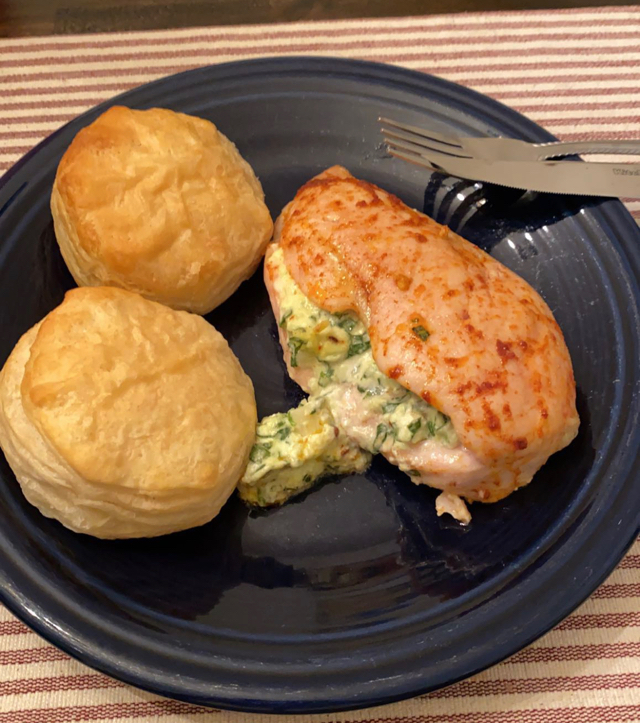 Spinach Stuffed Chicken Breast