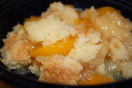 Peach Dump Cake