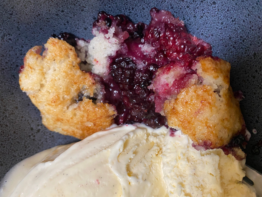 Summertime Blackberry Cobbler