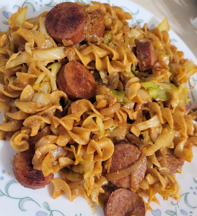 Keilbasa Cabbage Casserole