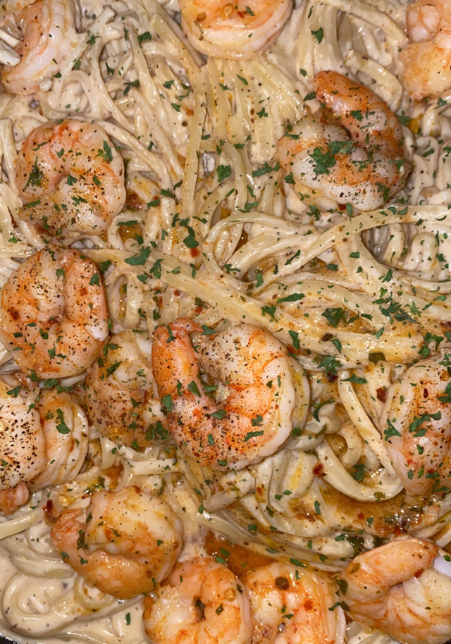 Cajun Shrimp Alfredo
