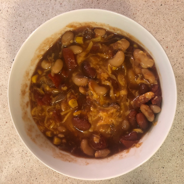 Slow cooker Bean Chili