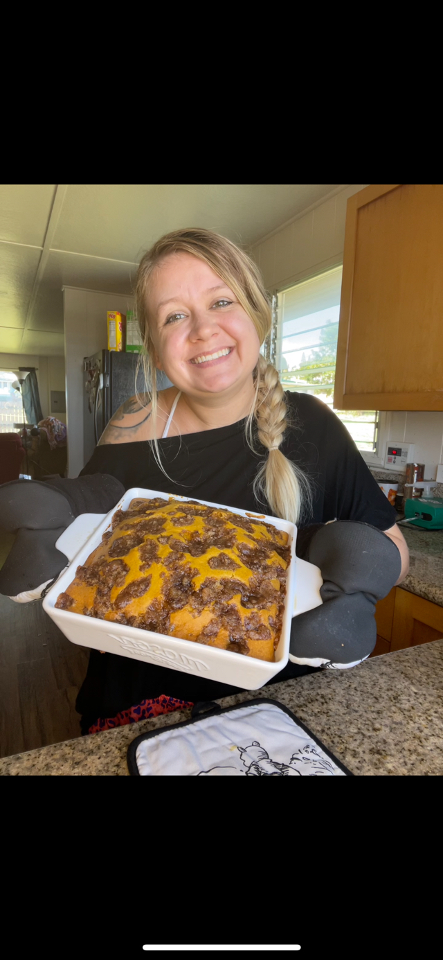 Pumpkin coffee cake