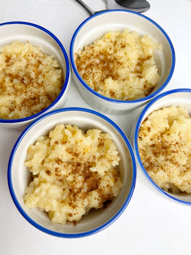 Eggnog Rice Pudding