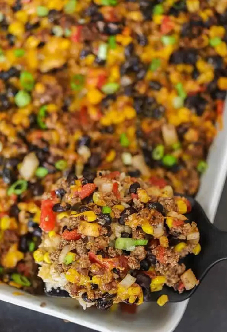 Taco Rice Casserole