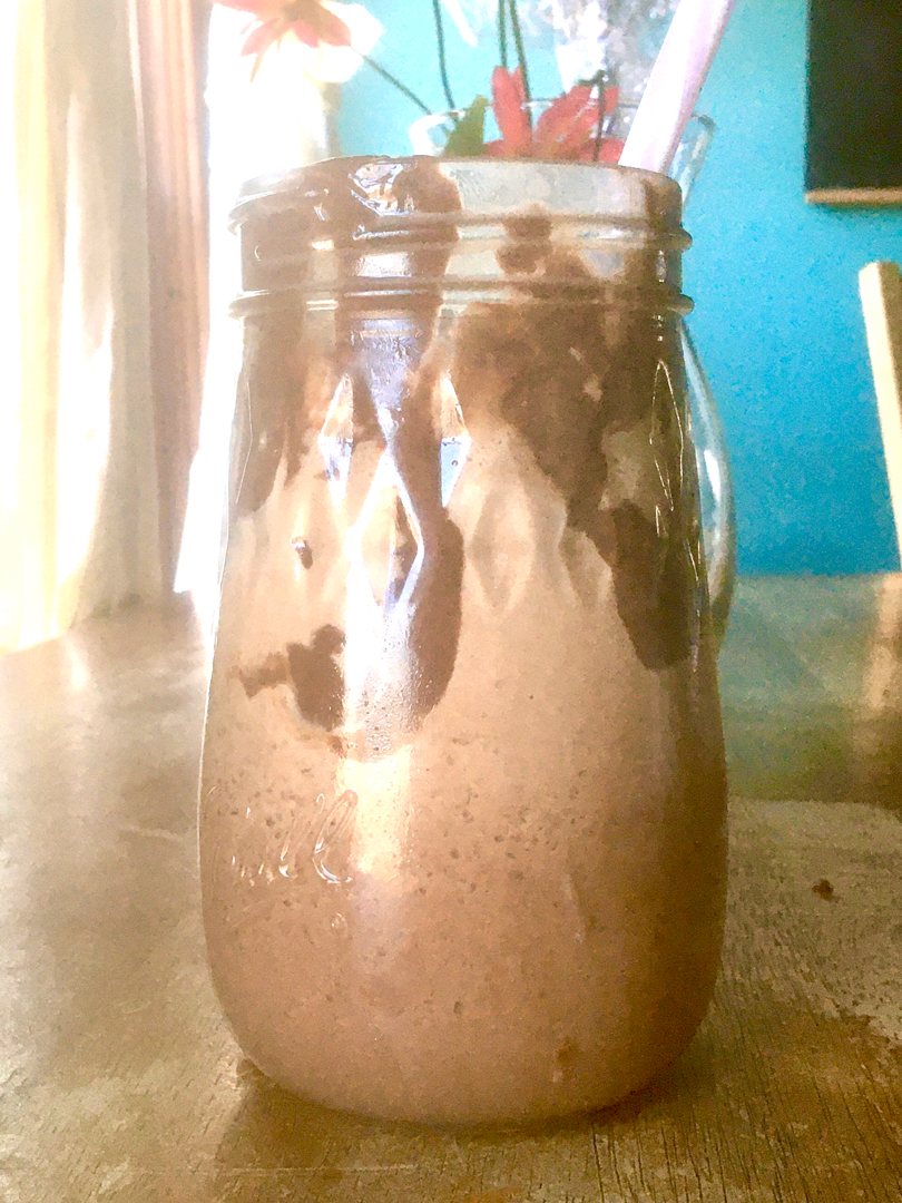 Double chocolate frappe