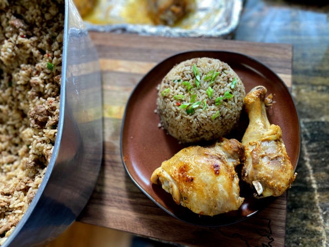 Mama's Baked Chicken & Rice Dressing