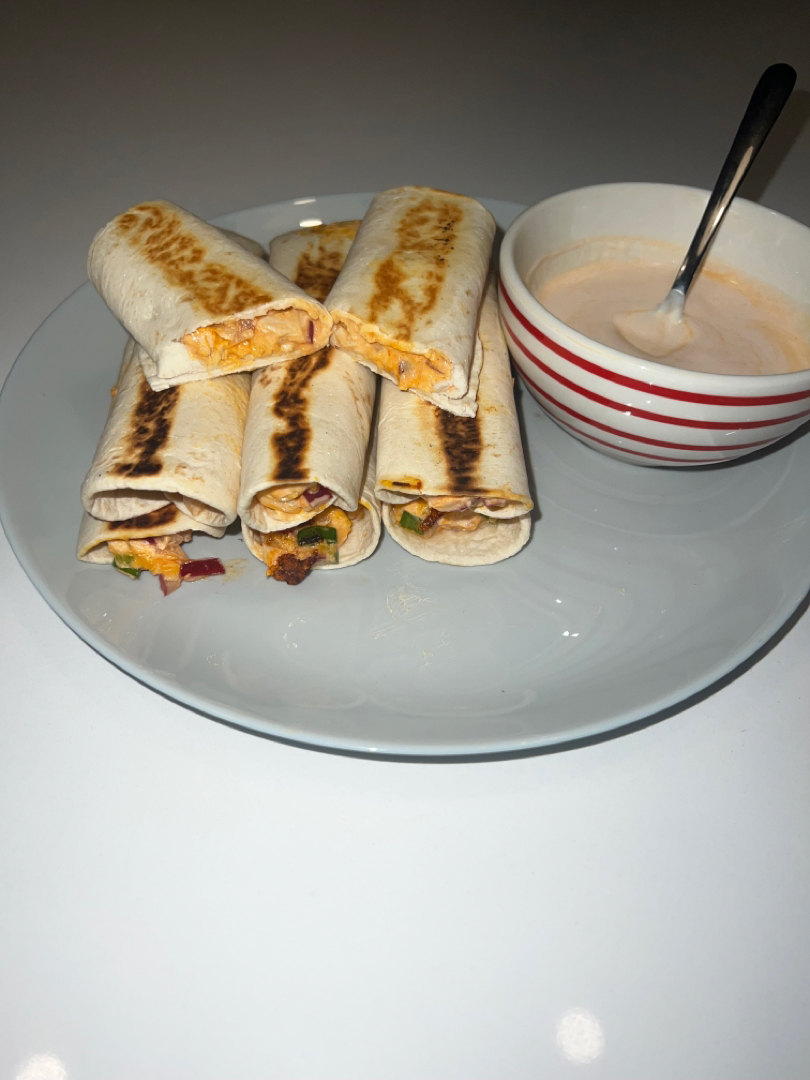 Better 4 You Buffalo Chicken Taquitos
