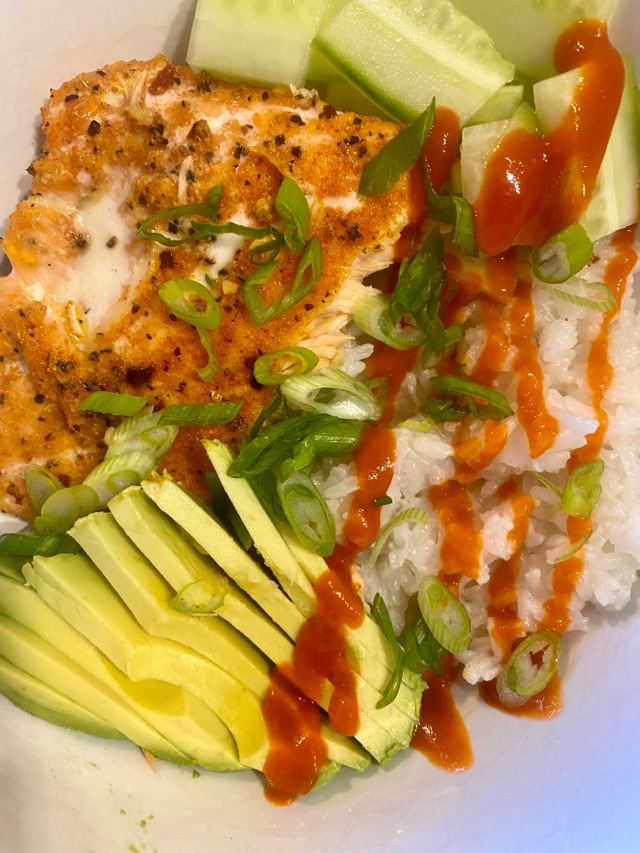 Smoked Salmon Rice Bowl