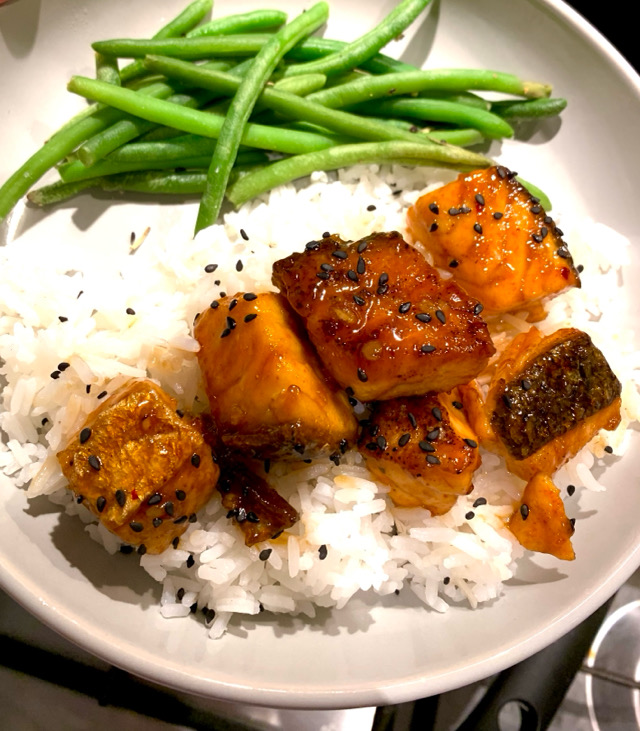 Crispy Salmon bites