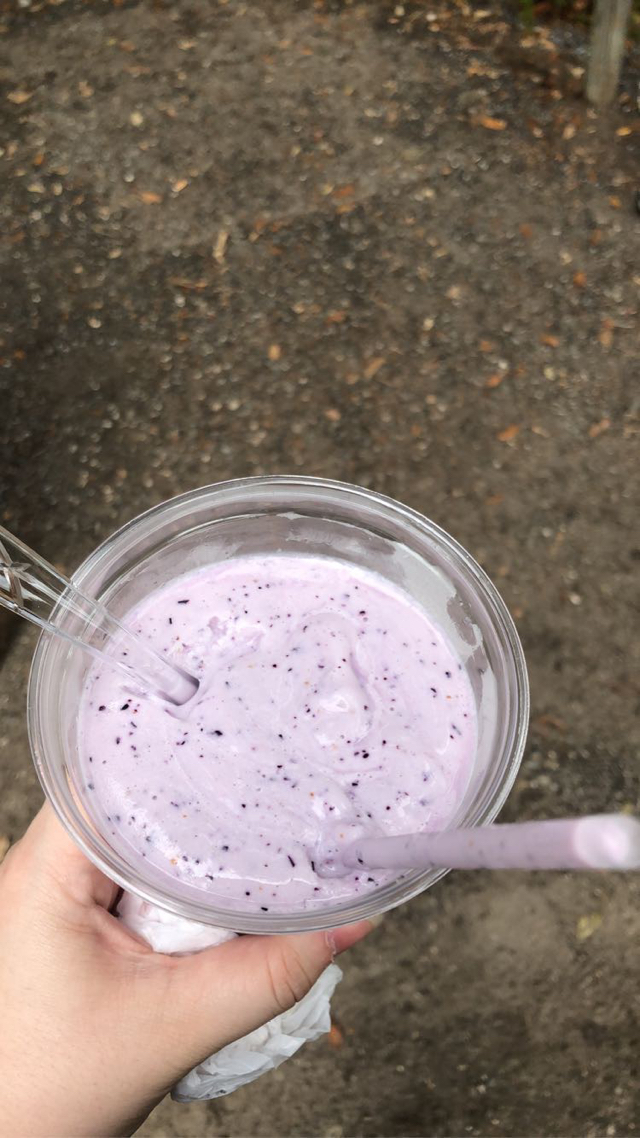 Blueberry smoothie