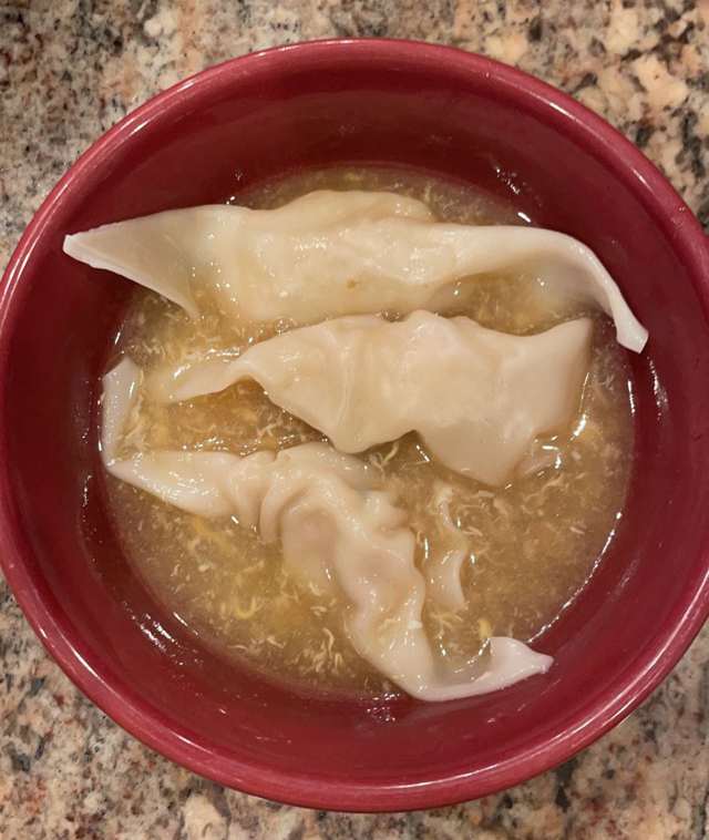 Pork Wonton Egg Drop Soup
