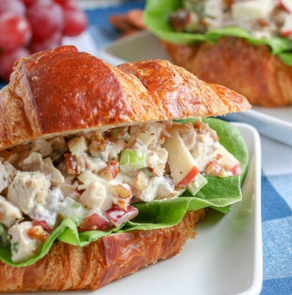 Crunchy Chicken Salad Sandwiches