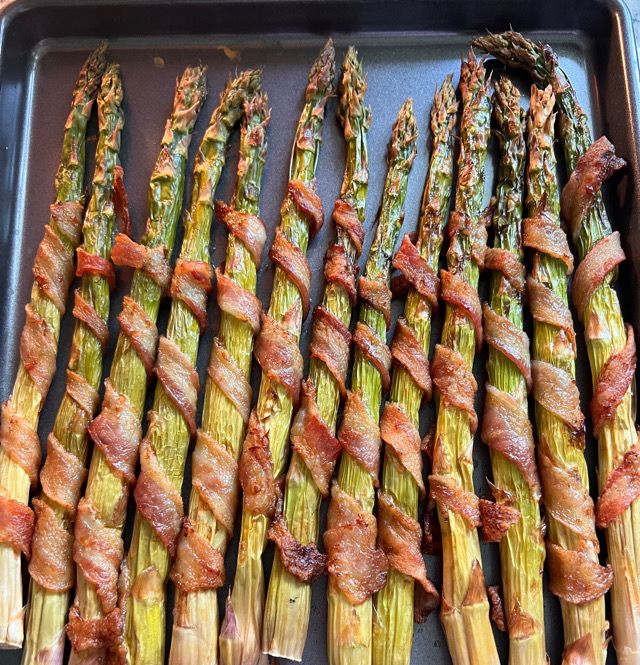 Bacon wrapped asparagus