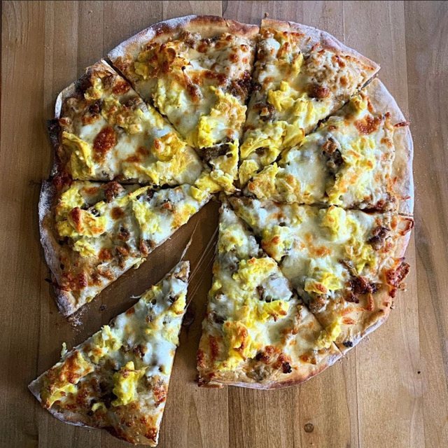 Sausage Breakfast Pizza