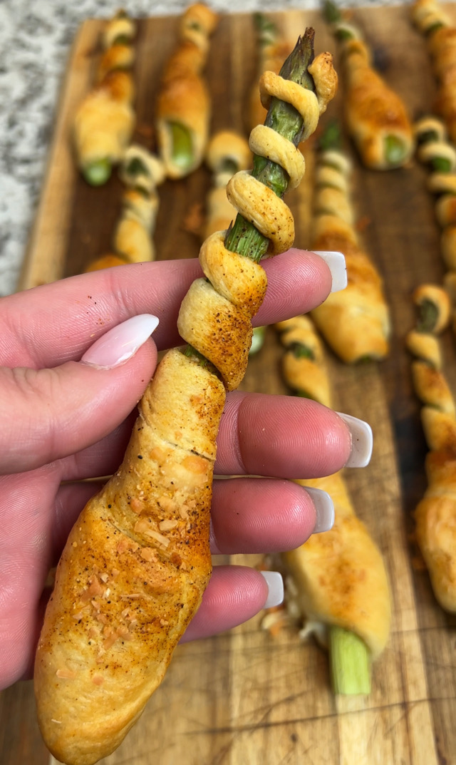 Crescent Roll Wrapped Asparagus