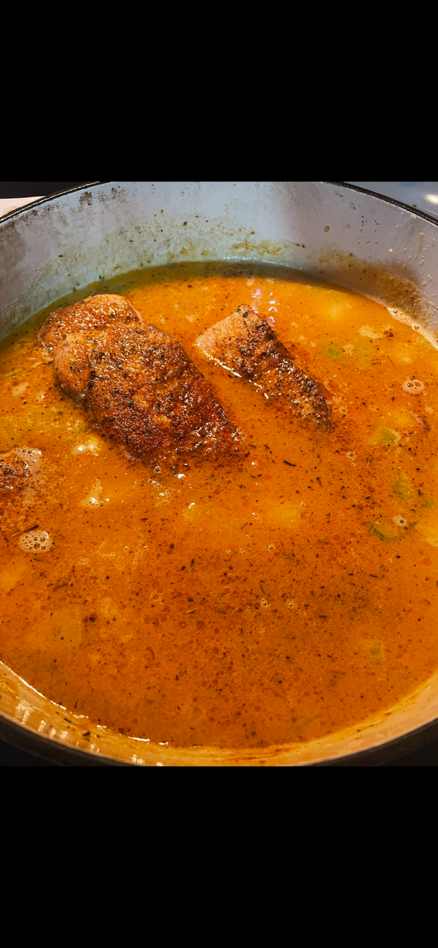 Cajun pork chops