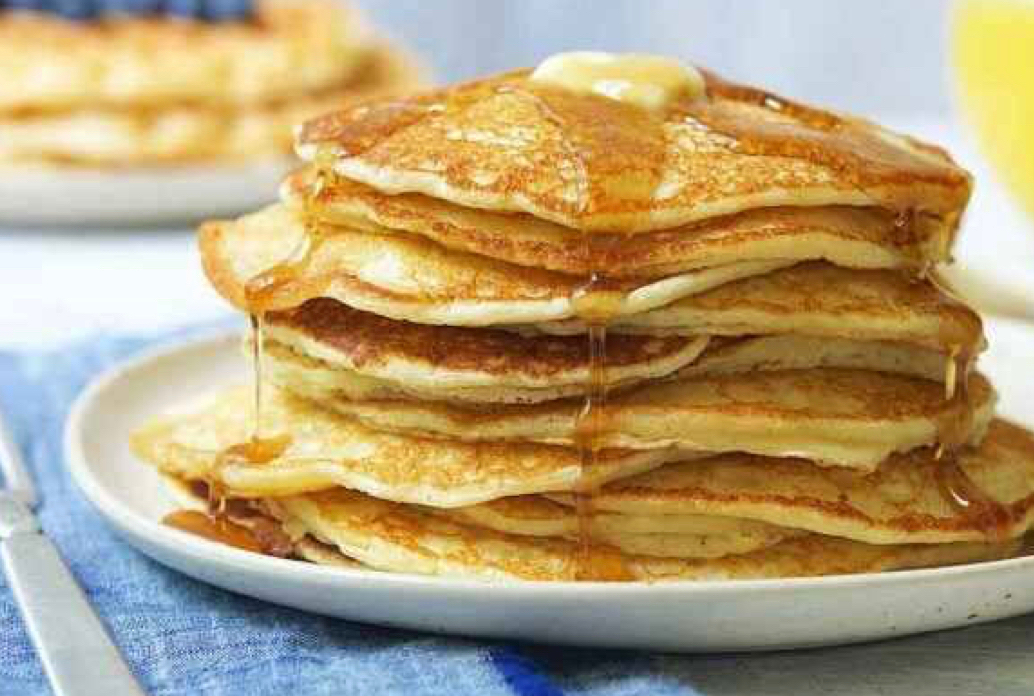 Thin and Crispy Sourdough Pancakes