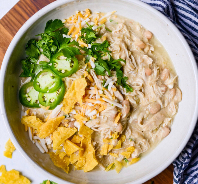 Crockpot White Chicken Chili
