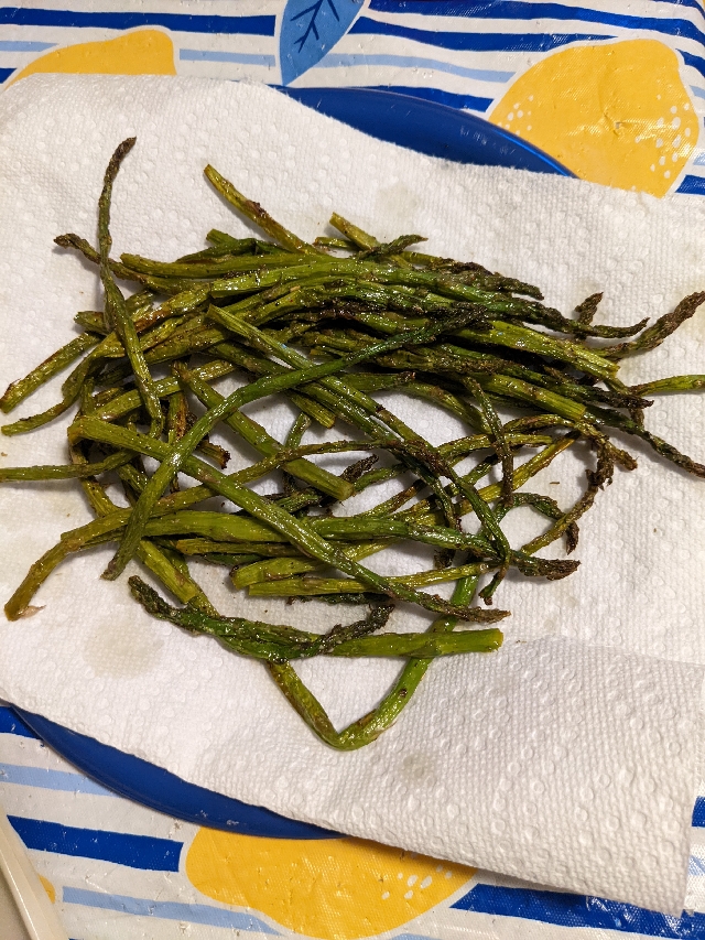 Air fryer asparagus