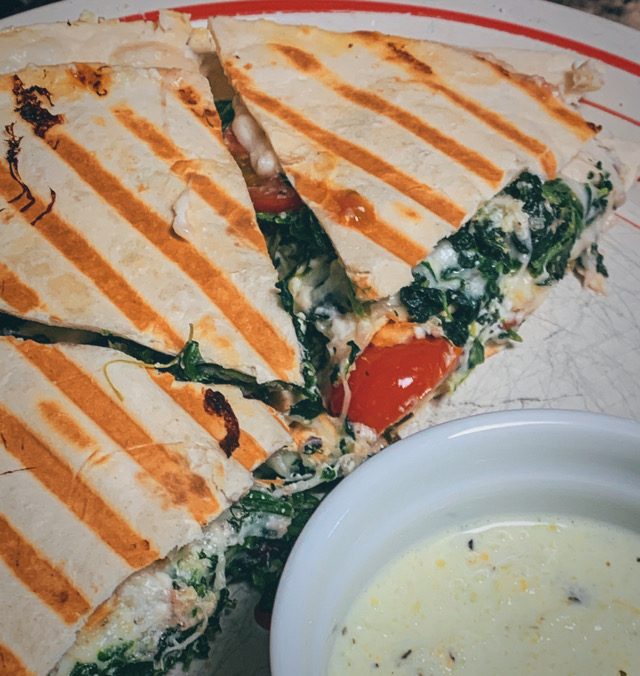 Mediterranean Quesadilla